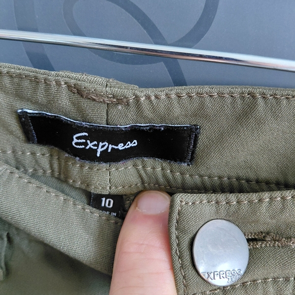 Express Khaki Utility Pants - Picture 3 of 3